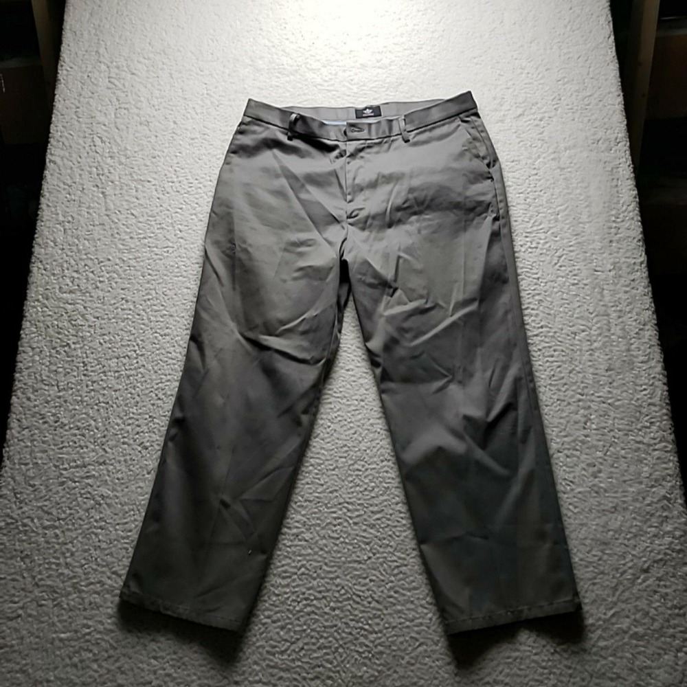 Dockers‎ Pants Mens 38x29 Gray Classic Fit Chino Flat Front Straight Leg Casual